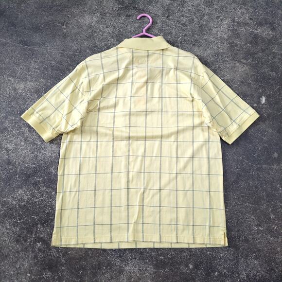 Jos. A. Bank Leadbetter Golf Polo Shirt Mens L Yellow Summer Outdoor Performance - Picture 3 of 7